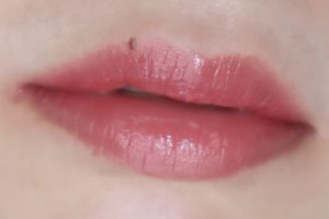ysl ルージュヴォリュプテシャイン　91　実際につけた写真