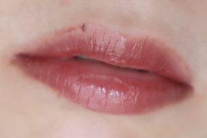 ysl ルージュヴォリュプテシャイン　76　実際につけた写真